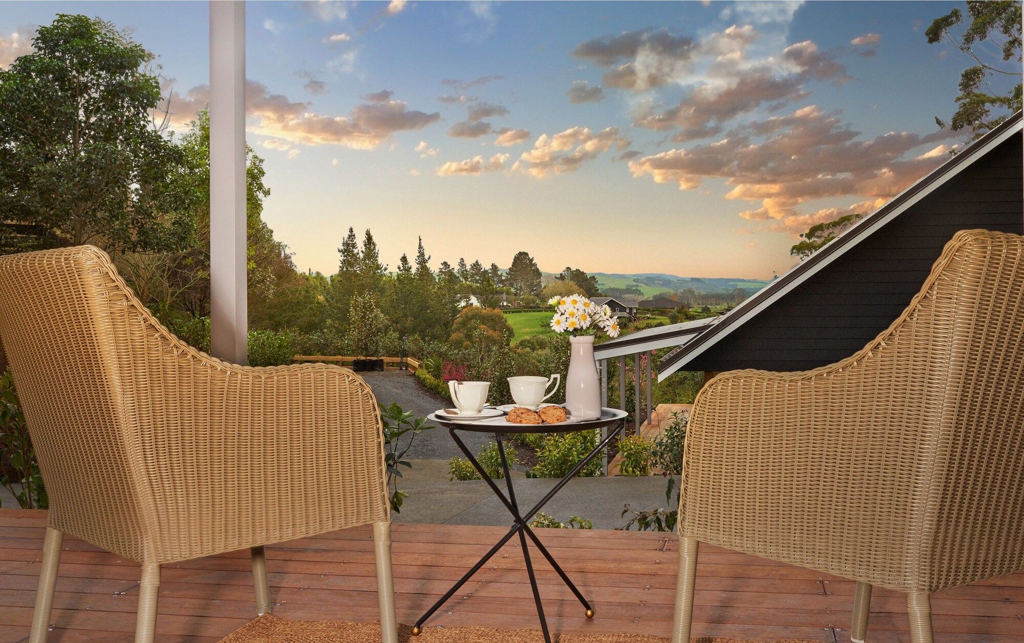 Treghan Luxury Lodge - Kerikeri - Balkon