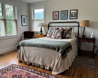 Charming Cottage- Away from it all on the river! - Hot Springs - Bedroom