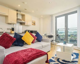 Charming 1-Bed Apartment in Leeds - Leeds - Stue