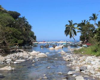 Riverside apartment minutes away from the Beach - Boca de Tomatlán - Pool