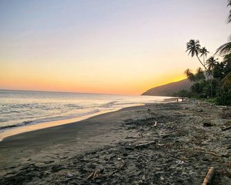 Steps from Black Sand Beach 3-bedroom house in delightful Maunabo with AC, WiFi - Maunabo - Playa