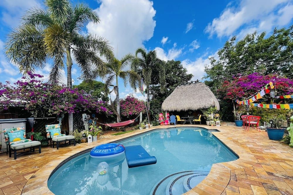 Clothes optional Tranquil Private room Paradise. In Fort Lauderdale. - Wilton Manors - Pool