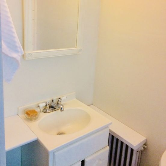 Bathroom view of Comfortable Living in Casual 100 yr old Home, 10 min walk to Stonington Village