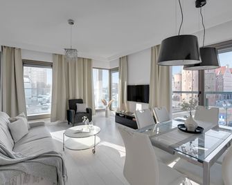 Waterlane Riverside - Spa, Pool, Gym & Parking By Downtown Apartments - Gdańsk - Stue