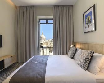 La Falconeria Hotel - Valletta - Slaapkamer