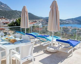 Luxury 3-bedroom duplex apartment - Kalkan - Balcony