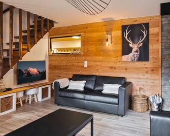 Chalet les 3 Pîtres - 10 personnes - Pelvoux Les Ecrins - Vallouise-Pelvoux - Living room