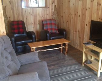 cozy cabin surrouned by mature trees on wabigoon lake - Dryden - Huiskamer
