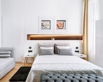 The City Lodge - Boutique Apartments - Zagreb - Slaapkamer