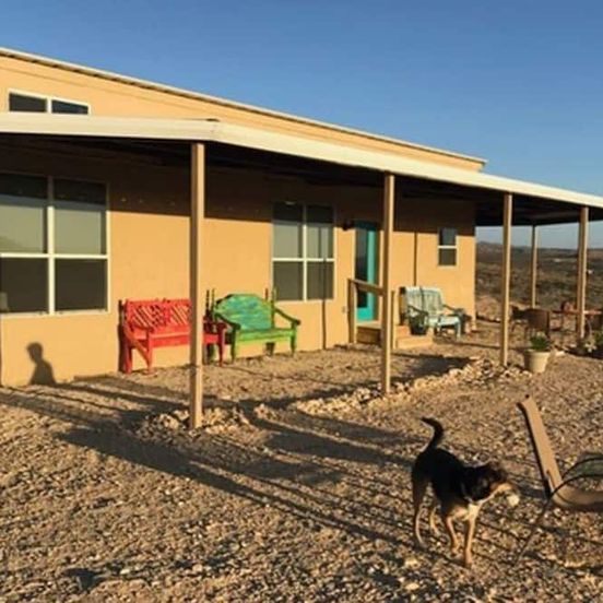 Building view of Terlingua Sky: Ever Changing Views Near Ghost Town