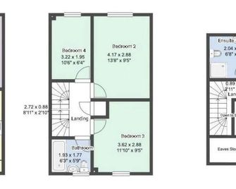 Comfortable 4 Bed Modern Townhouse with Parking - Long Eaton
