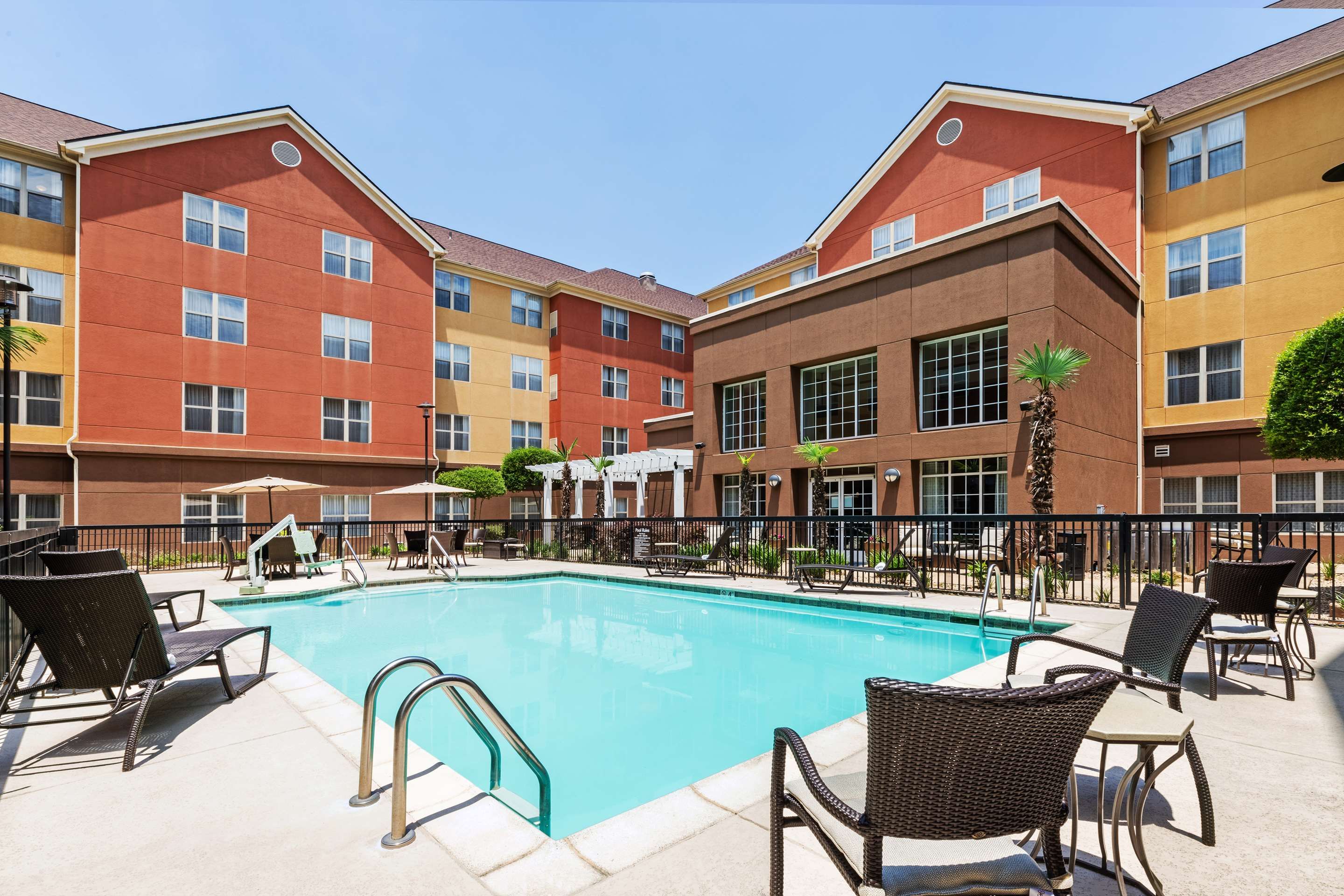 Pool view of Homewood Suites by Hilton Shreveport