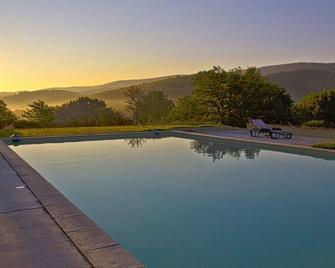 The Garrigue, its magnificent views, its large pool, charm and tranquility - Céreste - Piscina