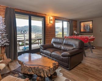 Luxueux chalet avec vue sur les pistes et le Hohneck - Le Tholy - Salon