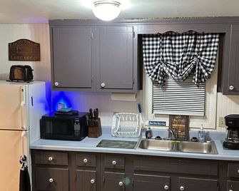 Little Blue is 190 FT from river Semi-Private Solar lit Dock&Ramp Wifi Sleeps 8 - Lakeview - Kitchen