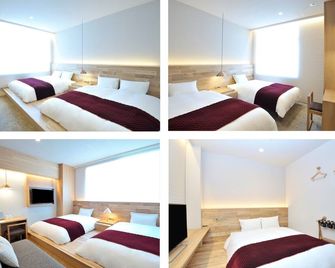 hotel androoms Osaka Hommachi - Osaka - Slaapkamer