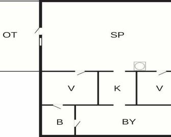 4 person holiday home in Odder-By Traum - Odder - Floorplan