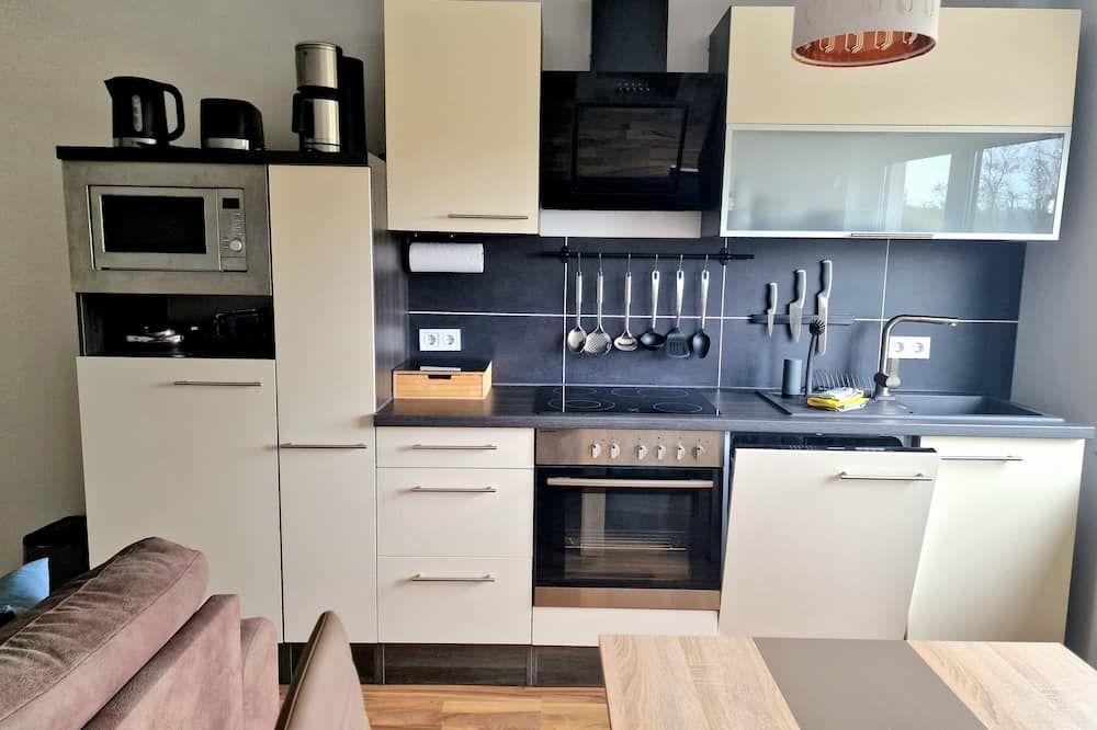Ferienwohnung mit Super Anbindung - לייפציג - מטבח
