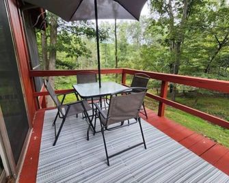Relaxing cabin in WV Mountain with a rustic charm and outdoor firepit - Berkeley Springs - Balkon