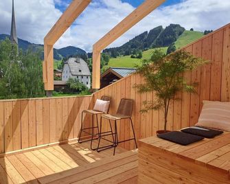 Apartment 1: 2 double rooms/ 2 bathrooms/kitchen - Erlenhof - Maria Alm am Steinernen Meer - Balcon