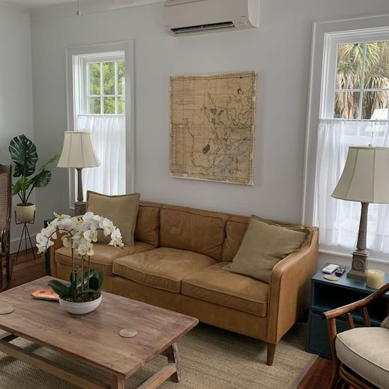 Living room view of Completely Renovated Historic Home in Perfect Location of Downtown Beaufort