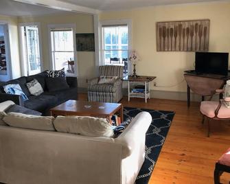 Originally an Inn, this is now a large waterfront home on a peaceful island - Vinalhaven - Living room