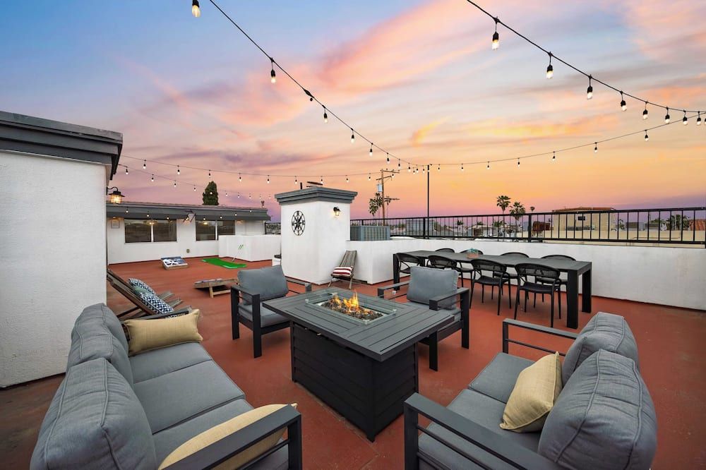 Belmont Shore Retreat Rooftop Lounge, Putting Green & Near 2nd Street Beaches - לונג ביץ' - מרפסת