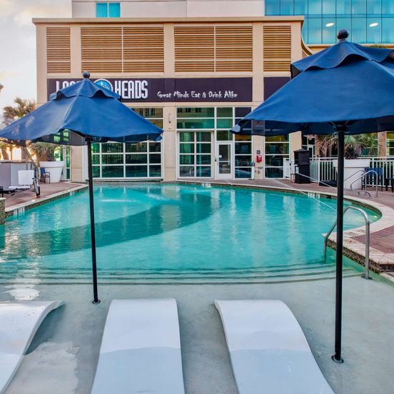 Pool view of Hilton Garden Inn Virginia Beach Oceanfront
