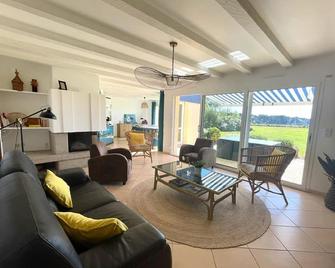 Large house, view of the Gulf of Morbihan, beaches and walks - Arradon - Wohnzimmer