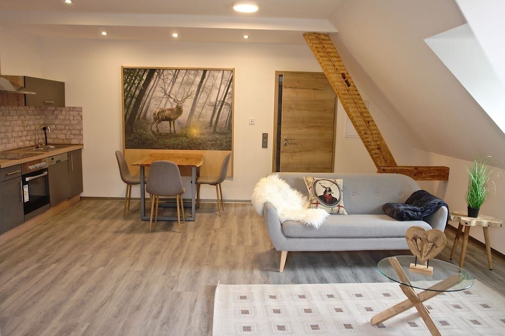 Dom-i-Ziel Apartments - Sankt Blasien - Вітальня