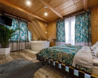 Góralska Villa Apartamenty Z Jacuzzi & Home Spa & Zakopane - Poronin - Sypialnia