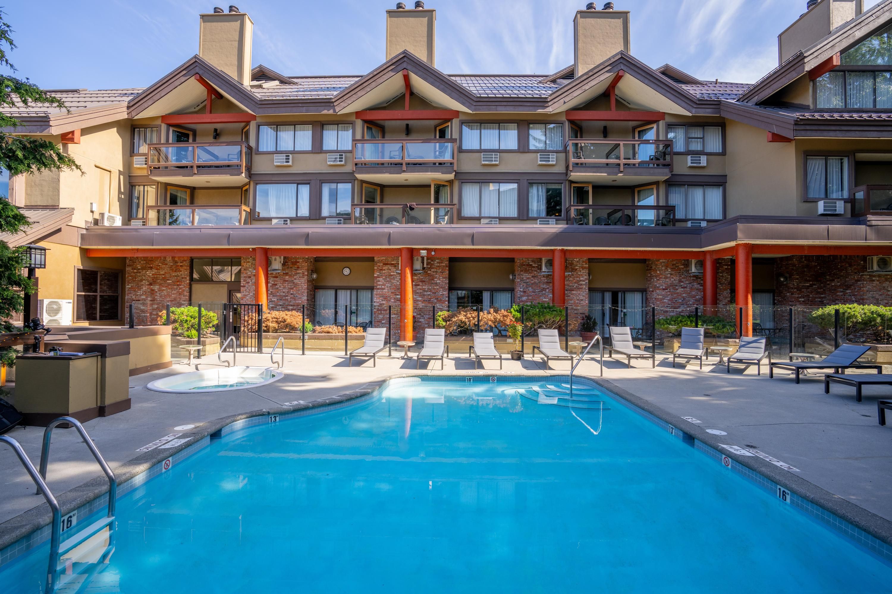 Pool view of Whistler Village Inn And Suites