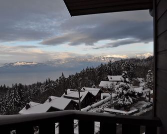 Smart 2-bedroom apartment, great lake views, minutes from ski runs and beaches - Thollon-les-Mémises - Balkon