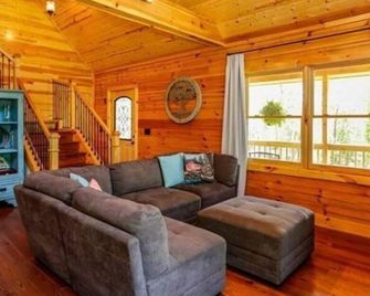New Luxury Cabin In Green River Highlands 5 Minutes To Tiec-Private/Gated - Tryon - Living room