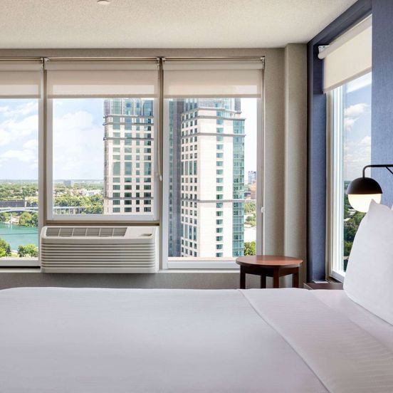 Bedroom view of Wyndham Fallsview Hotel