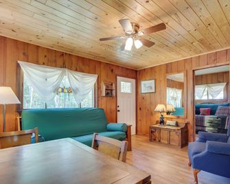Charlevoix Cabin w/ Patio & Grill - Steps to Lake! - Charlevoix - Living room