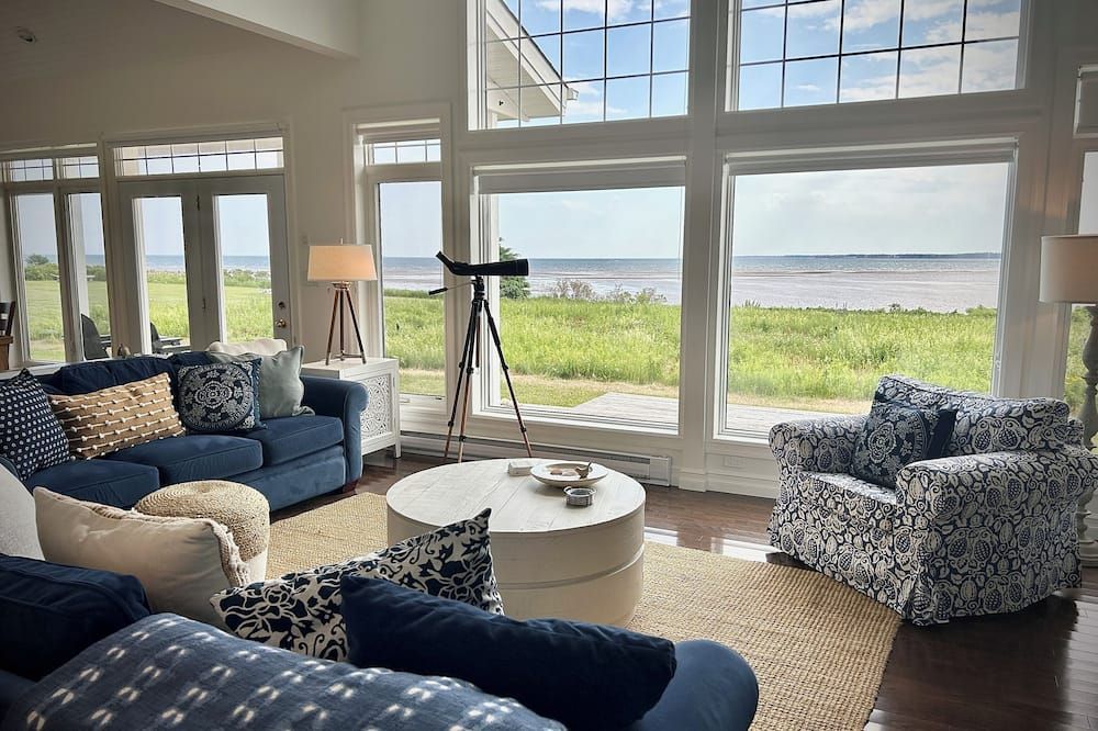 Herons Landing Pei Luxury Oceanfront Cottage - Montague - Sala de estar