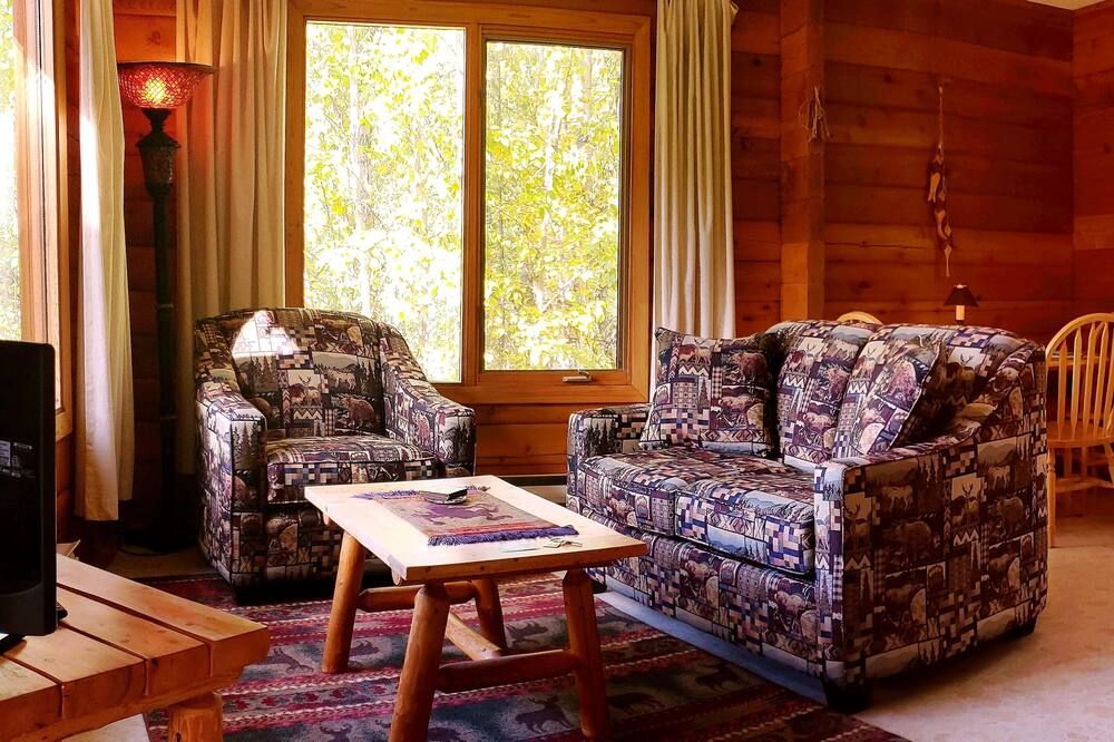 Mica Mountain Lodge &Pine at Mt Robson Provincial Park near Jasper National Park - Tete Jaune Cache - Sala de estar