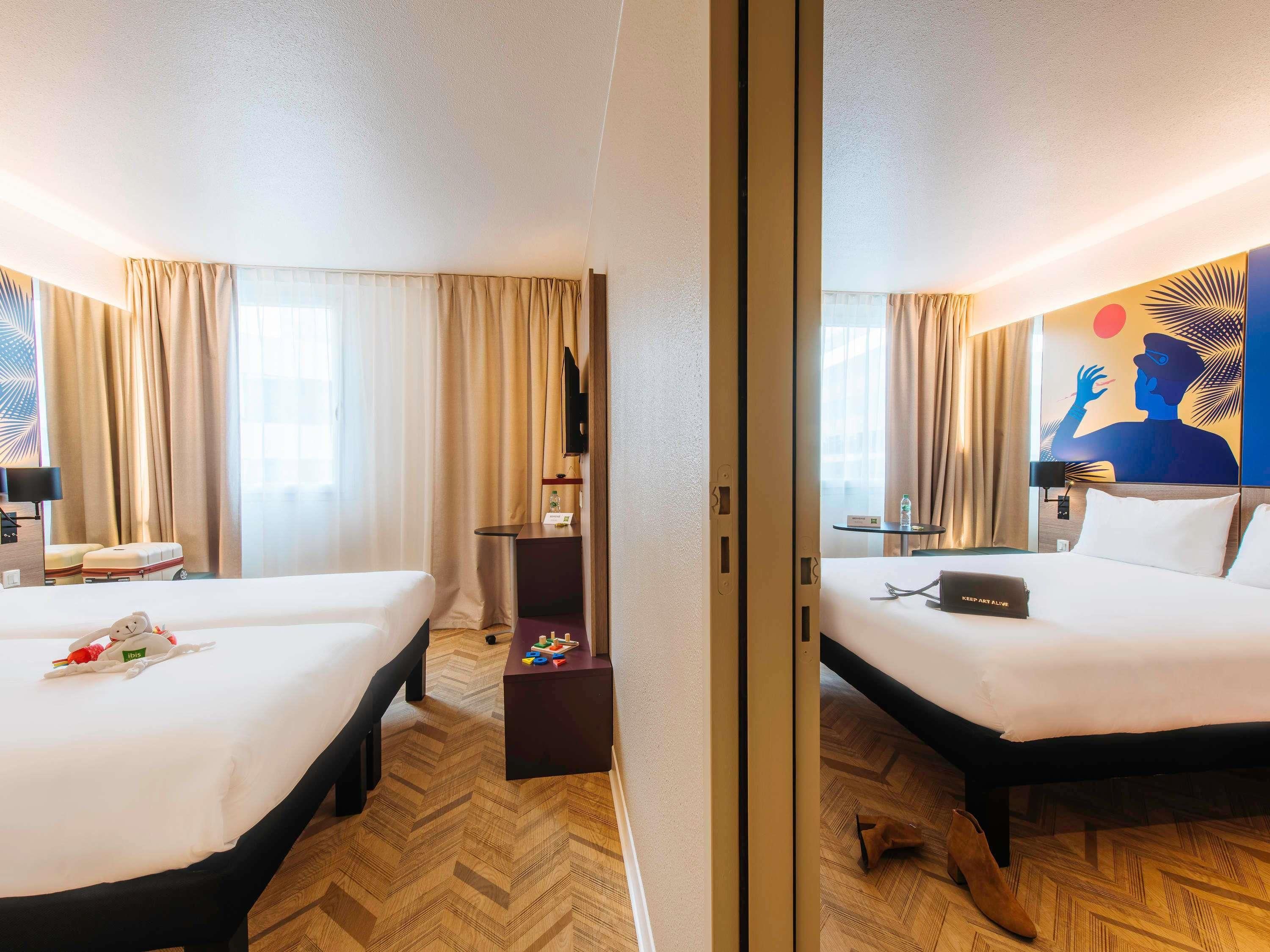 Hotel Ibis Styles Nice Aéroport Arénas - ניס - חדר שינה