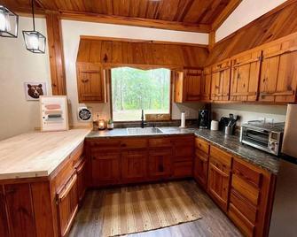 Cozy Cabin for Two - Fire Pit & Holiday Getaway - Live Oak - Kitchen