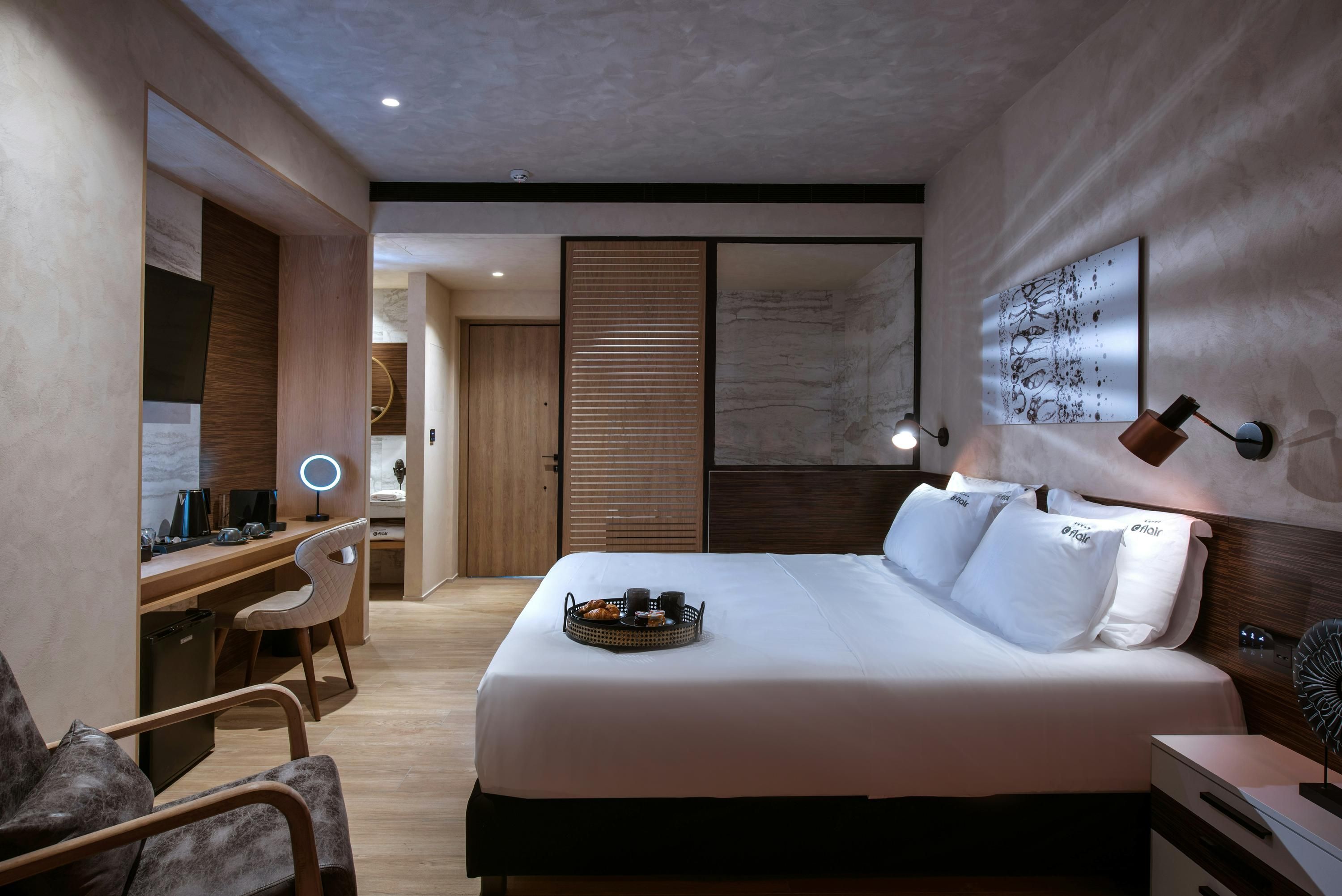 Chania Flair Boutique Hotel Tapestry Collection by Hilton - Chania - Bedroom