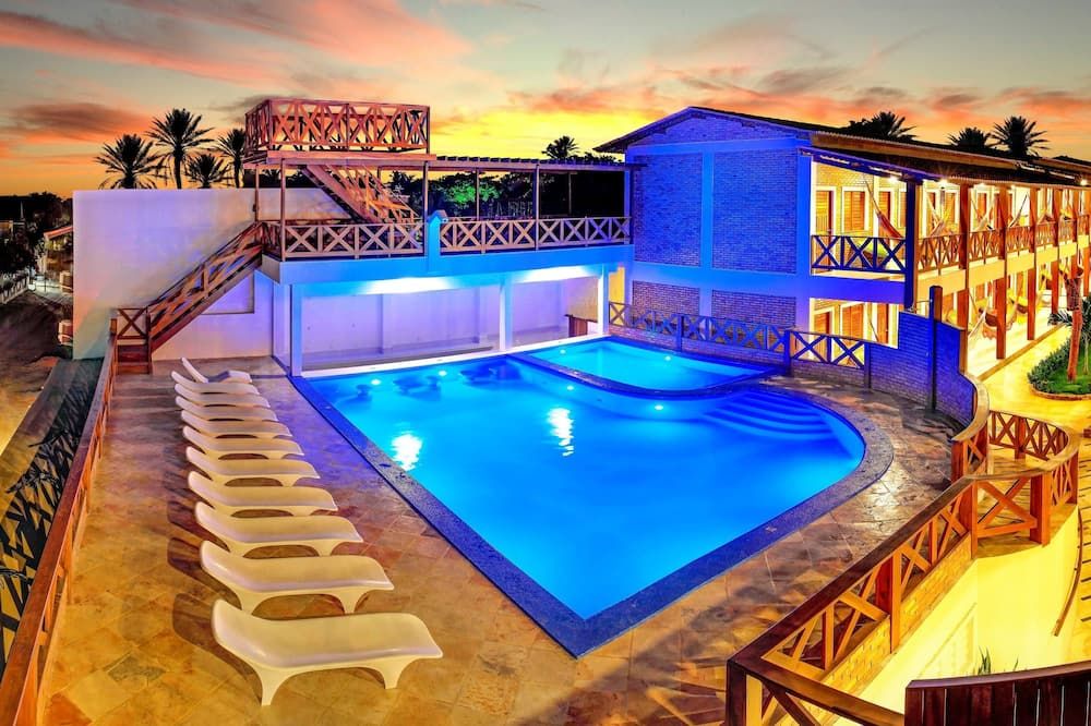 Hotel Jeri - ז'יז'וקה דה ז'ריקואקוארה - בריכה