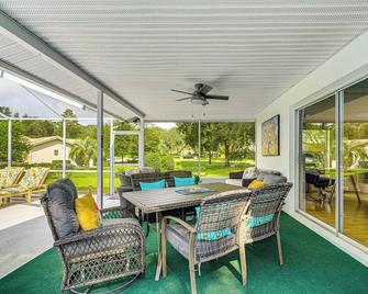 Spacious Citrus Hills Home with Pool and Game Room! - Hernando - Patio