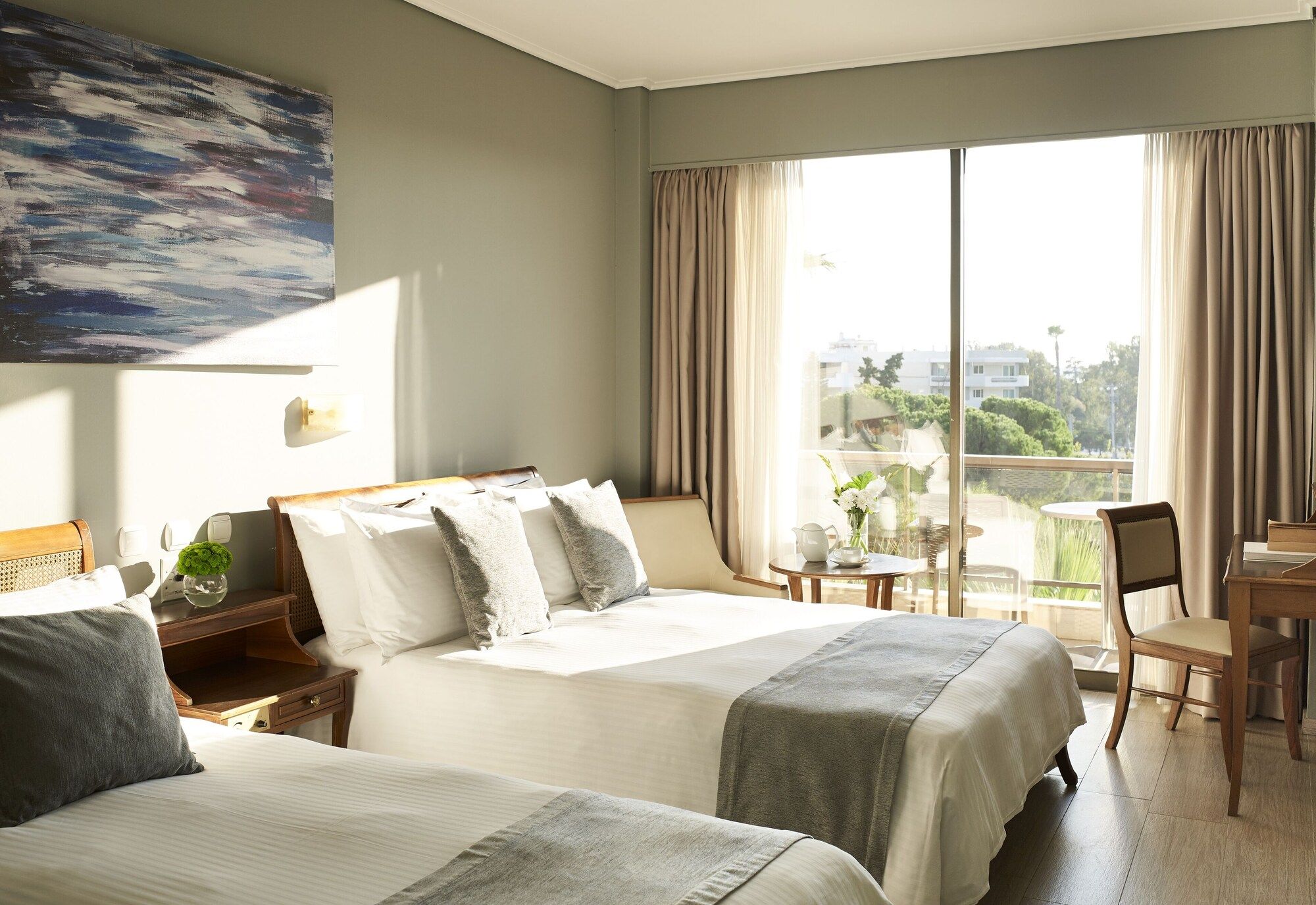 Golden Sun Hotel - Glyfada - Makuuhuone
