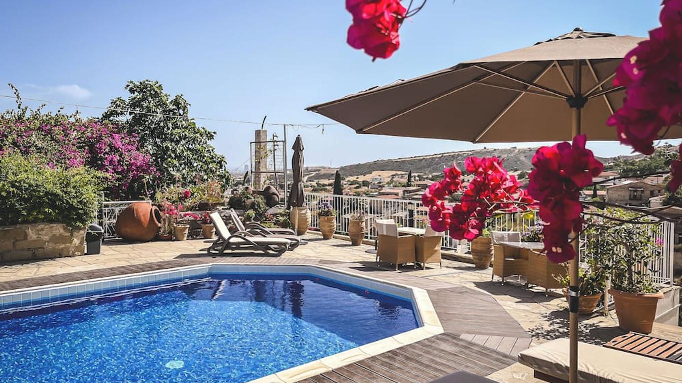 Cyprus Villages - Hotel & Restaurant - Central Location - Bed & Breakfast With Access To Pool And Stunning Views