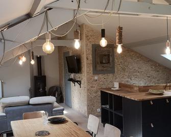 Cozy Cottage Between Stones And Modernity - Campagnac - Sala de estar