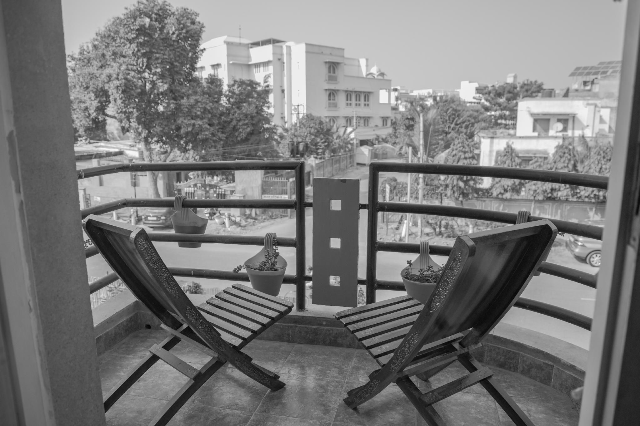 Hostel Karwaan Jaipur - ג'איפור - מרפסת