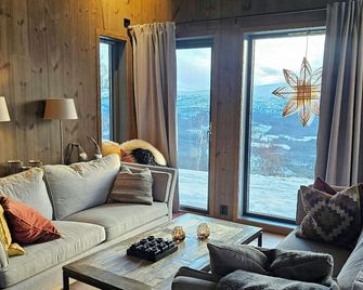 Fjellhytte Med Panoramautsikt Og Sauna - Tynset - Living room