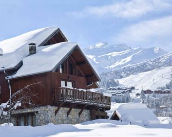 Beautiful duplex apartment in a chalet with shared sauna, 300m from the slopes - Les Avanchers-Valmorel - Bâtiment