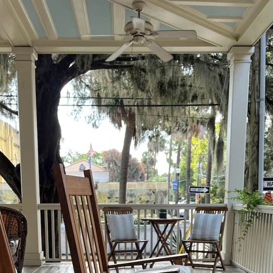 Patio view of Couples Retreat, Walk to waterfront, shops and restaurants!